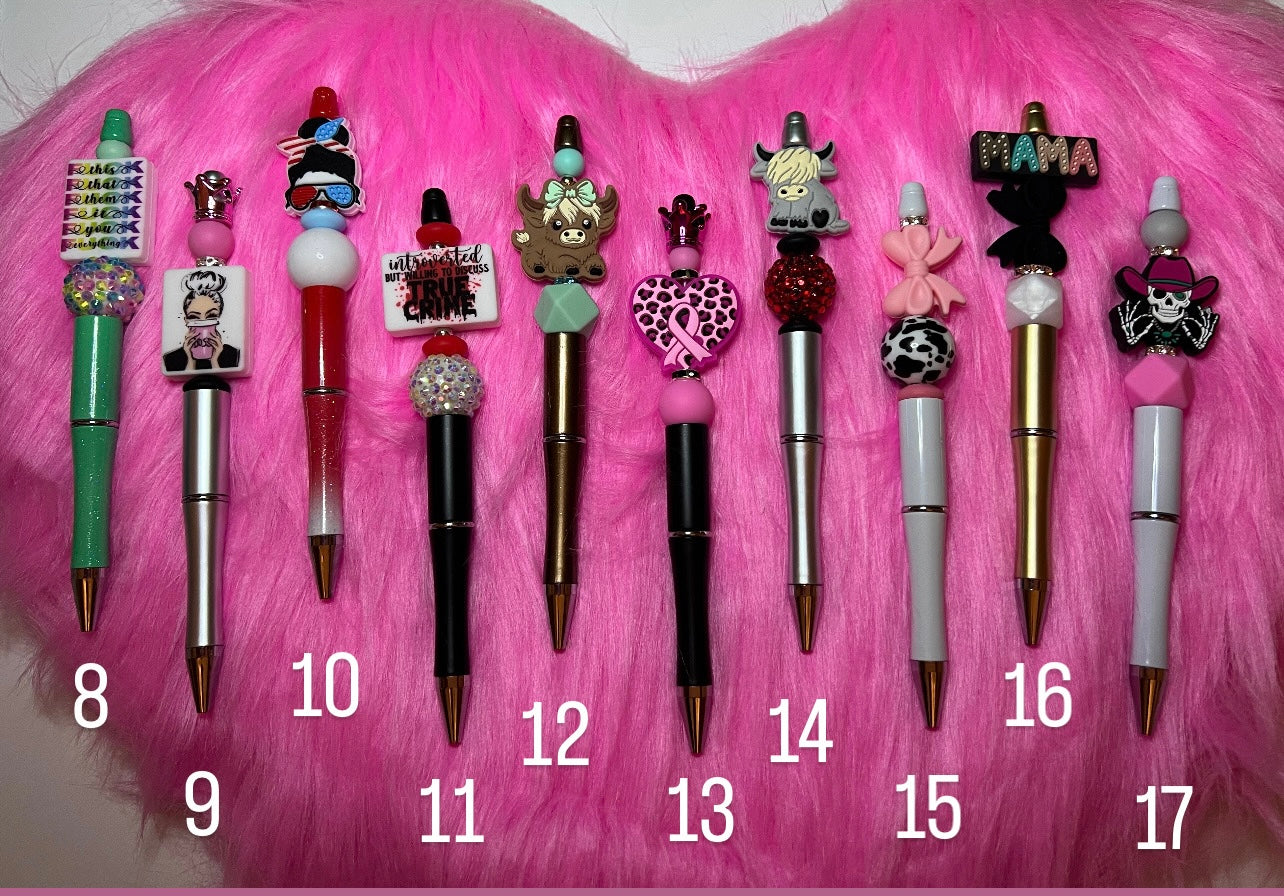 RTS- Beaded Pens