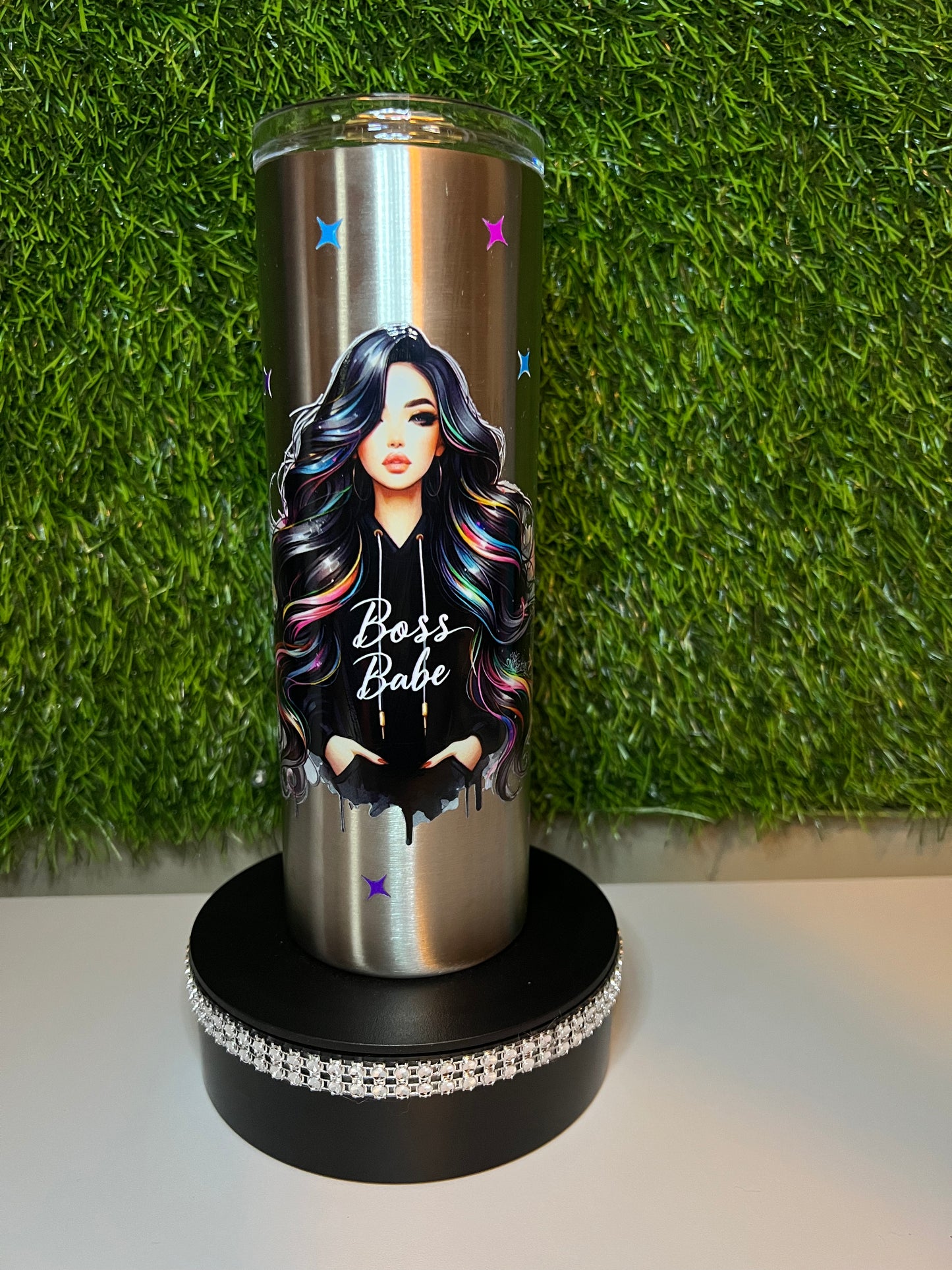 SS Skinny 20oz tumbler Boss Babe Era