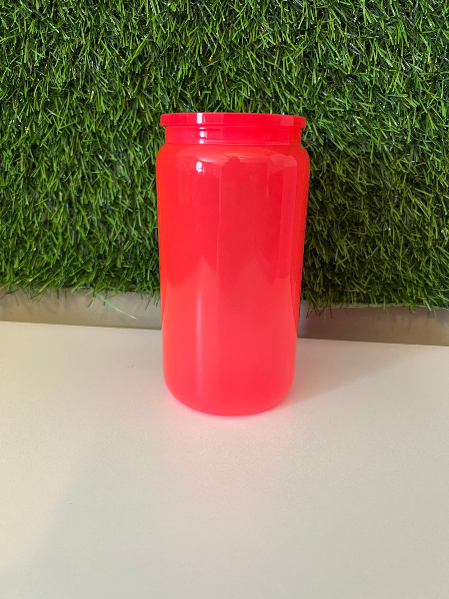 16oz Glass tumbler Neon colors