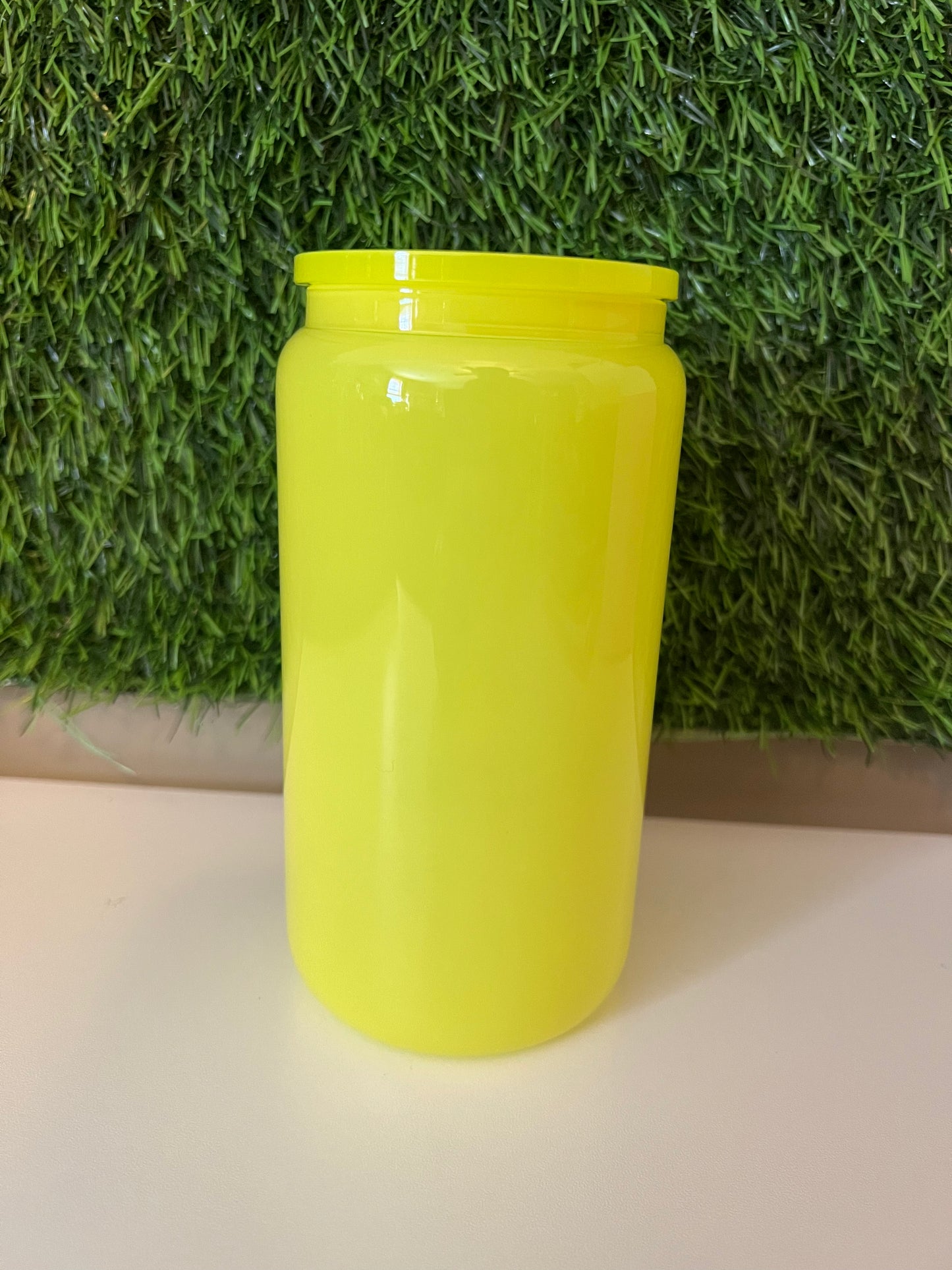 16oz Glass tumbler Neon colors
