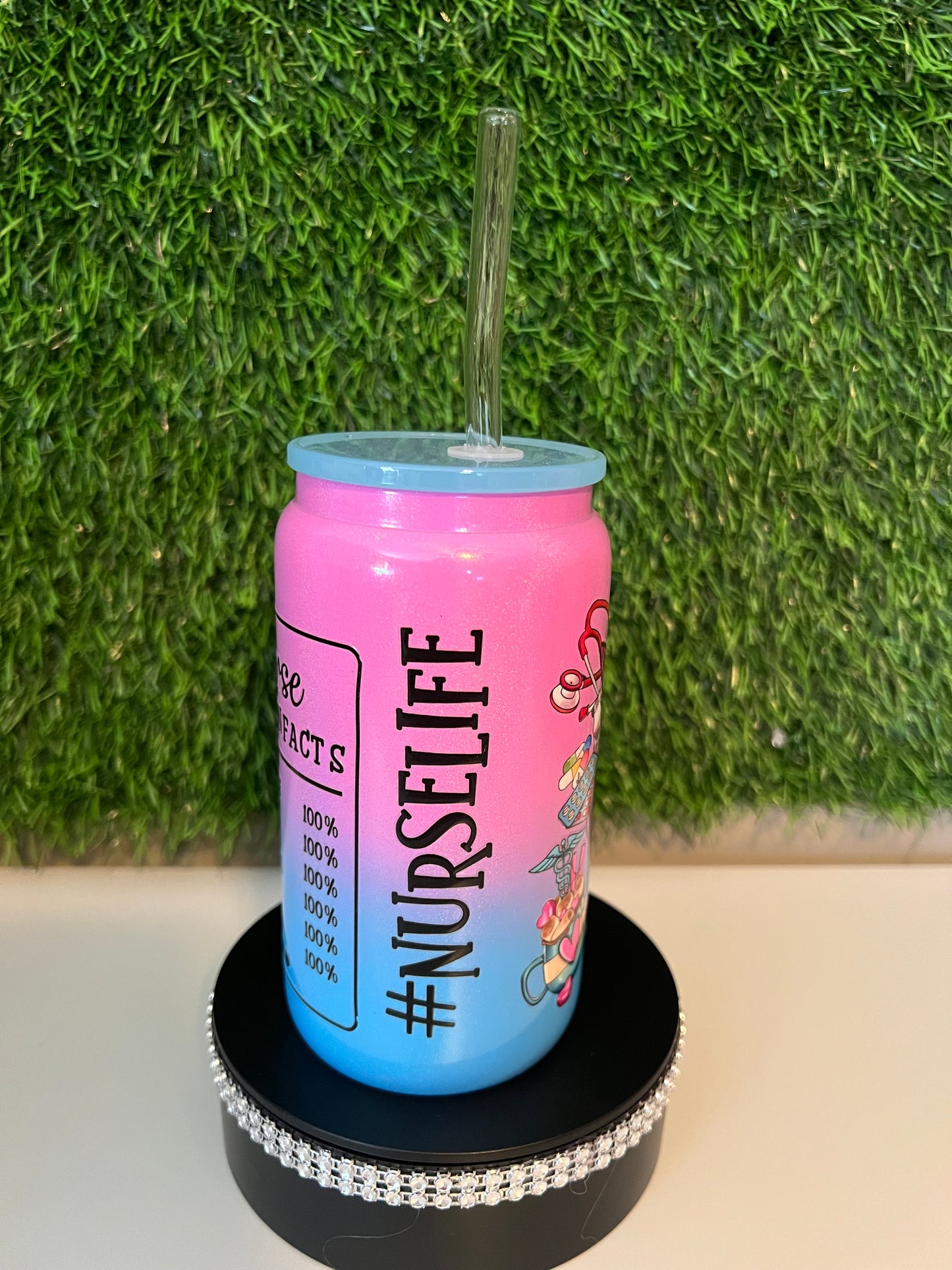 Shimmer 16oz two tone Nurse Life cup