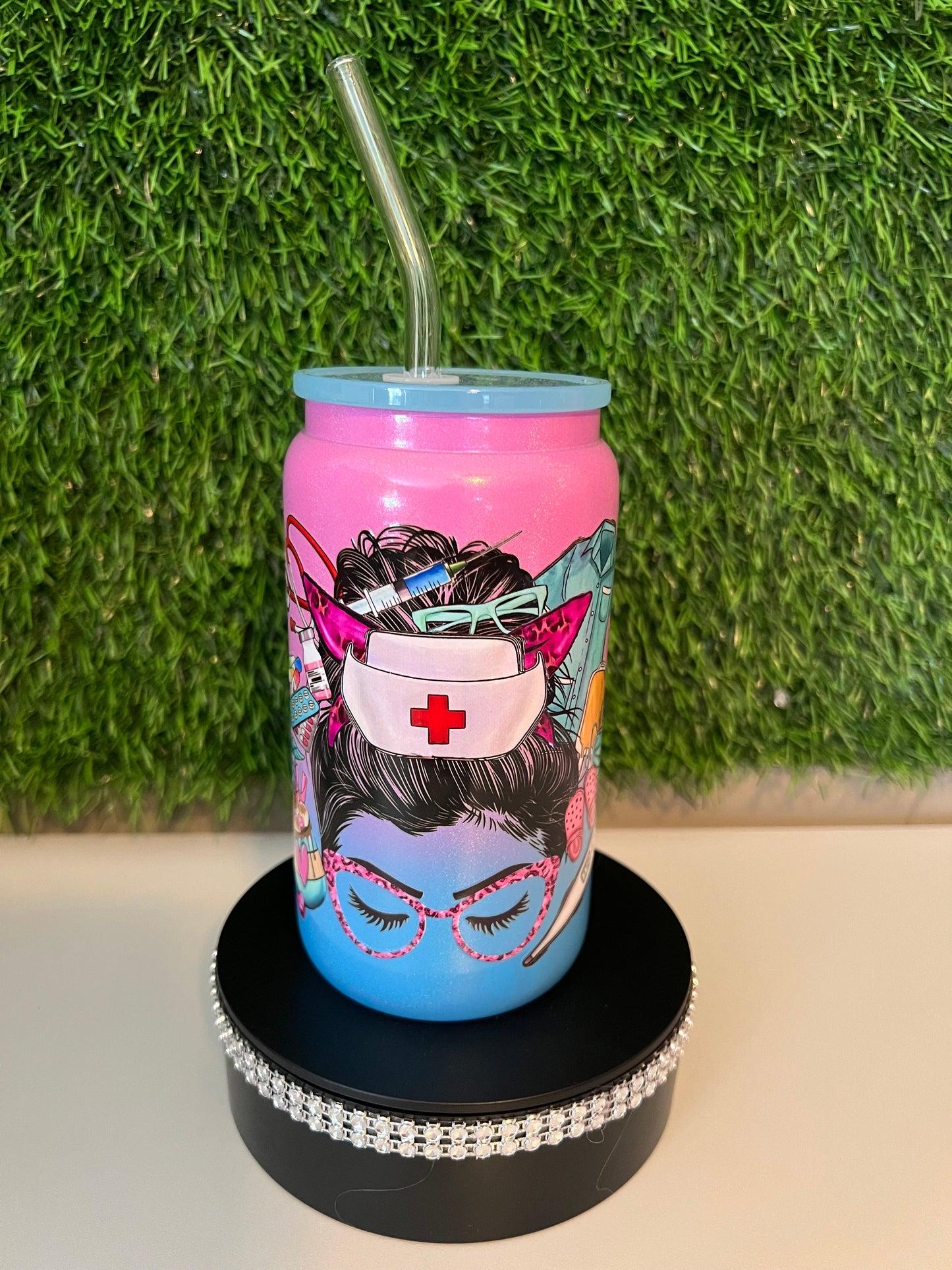 Shimmer 16oz two tone Nurse Life cup