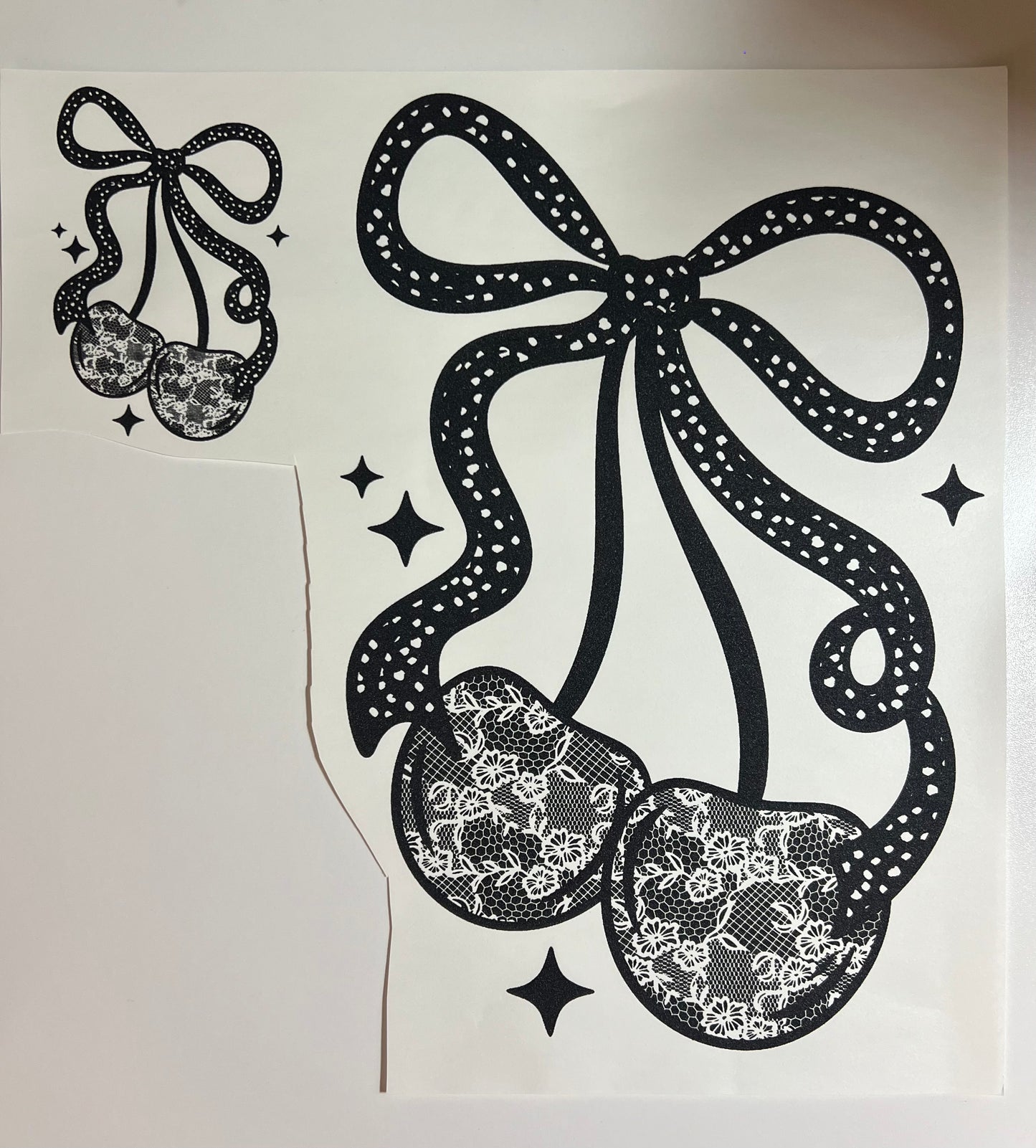 Heat Transfers- Bows/Cherries