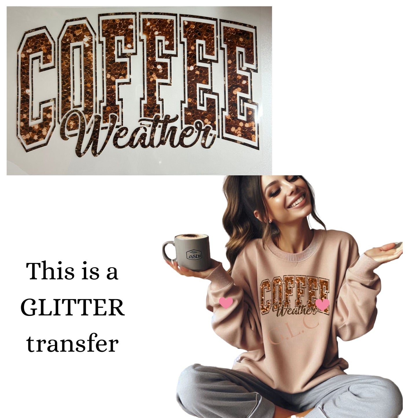Monday DROP- NEW *GLITTER* heat transfers