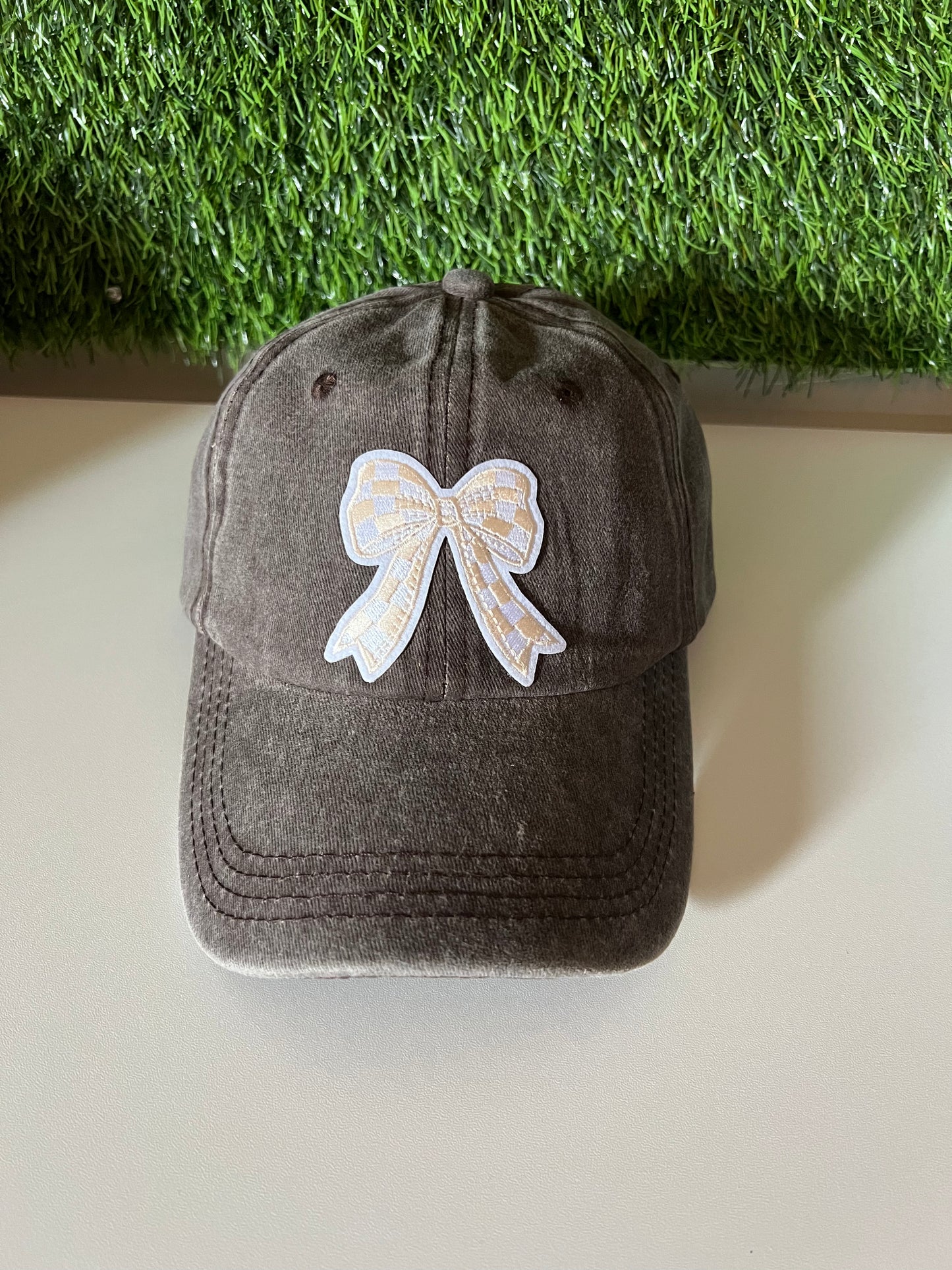 Ladies ponytail baseball caps Pre-made
