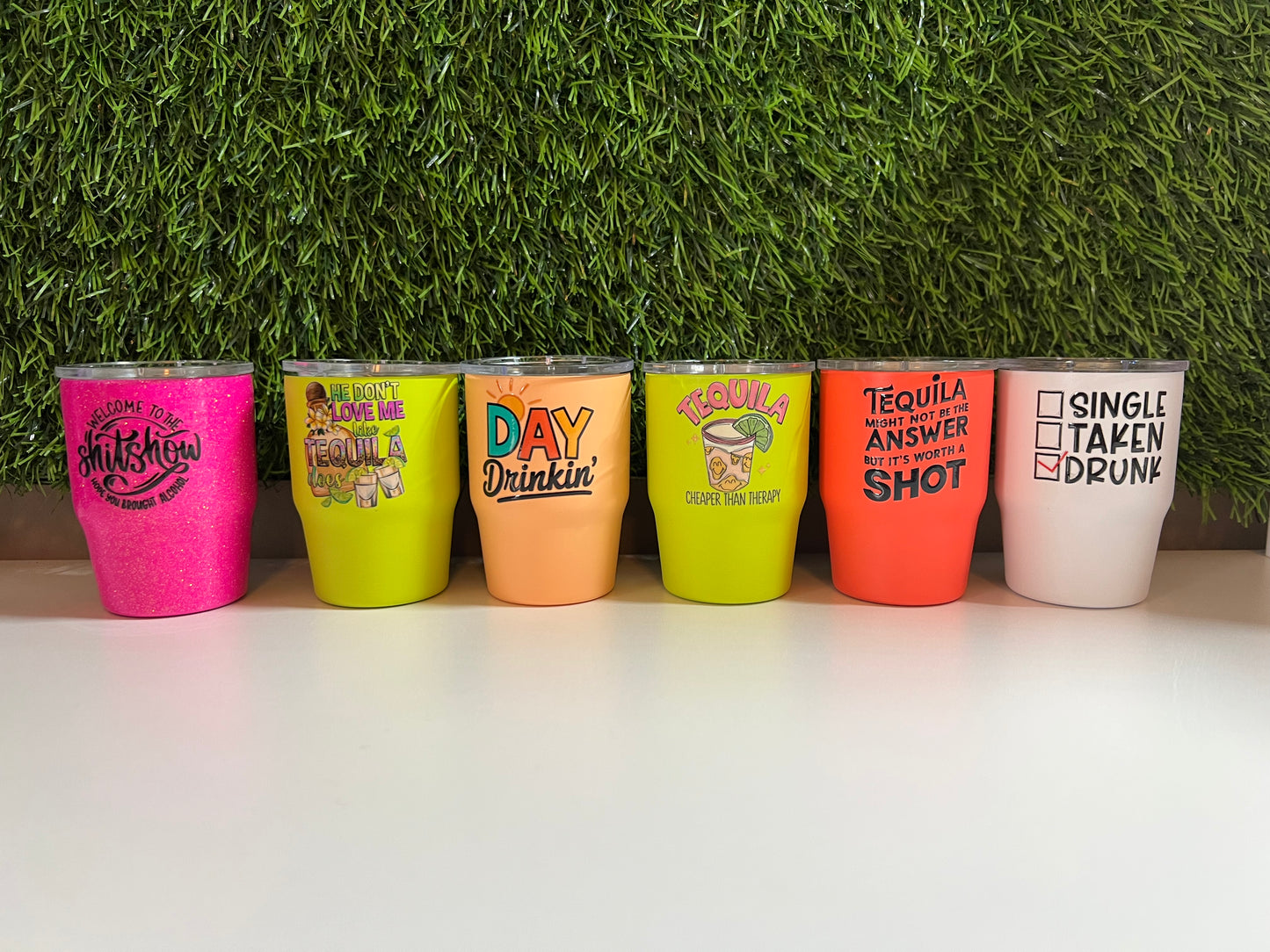 RTS- 3oz Mini stainless steel tumblers