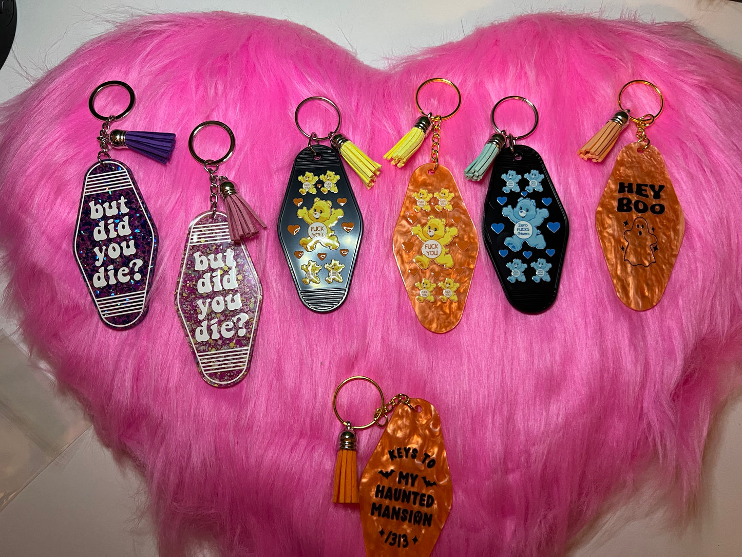 Motel Keychain