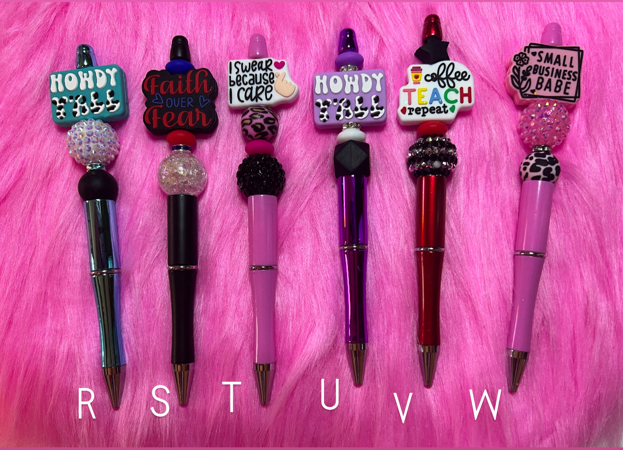 RTS- Beaded Pens