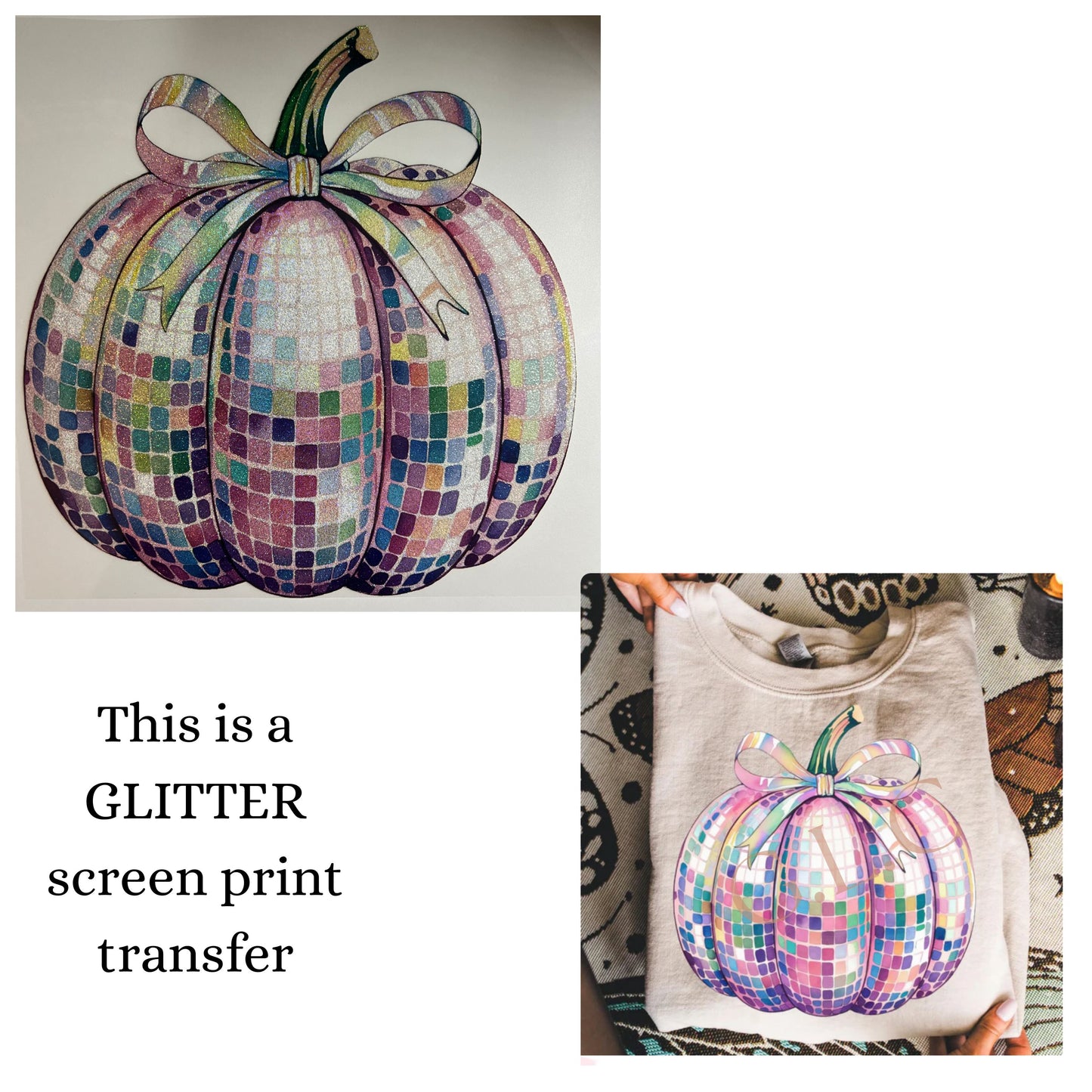 NEW *GLITTER* heat transfers