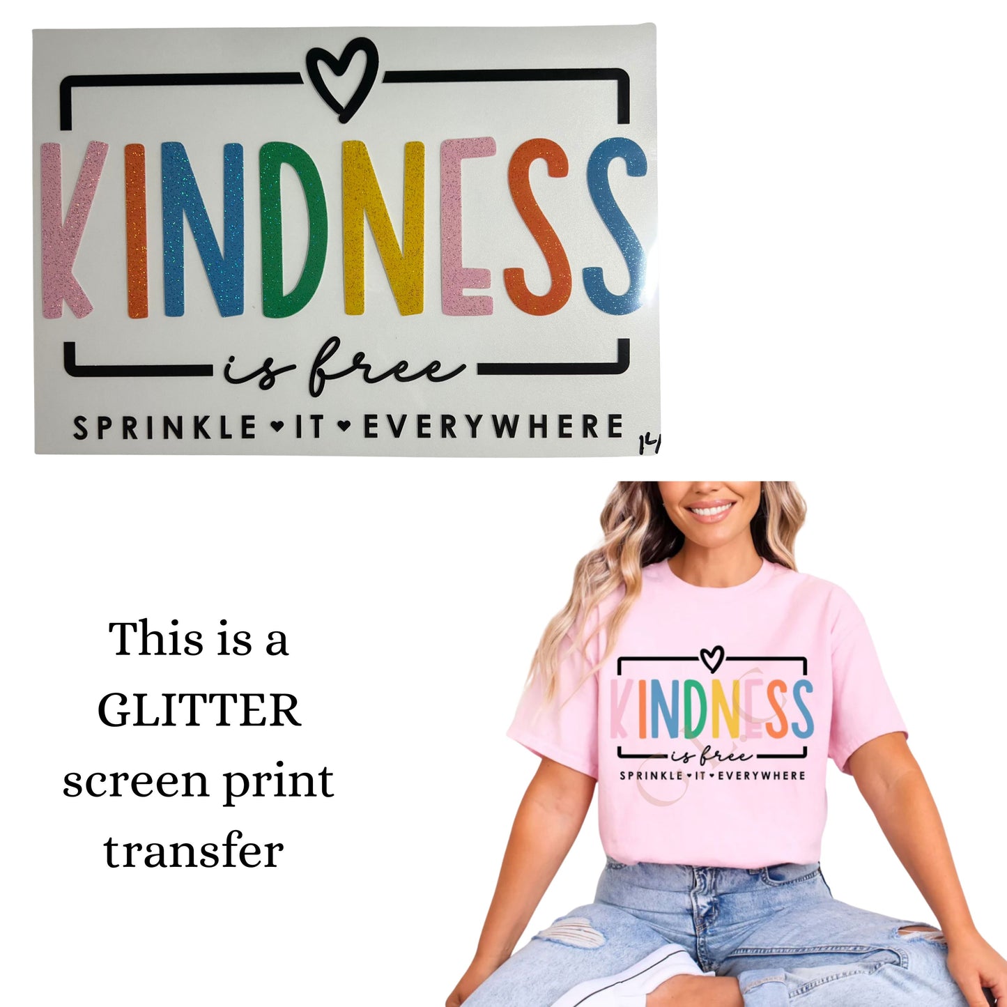 NEW *GLITTER* heat transfers