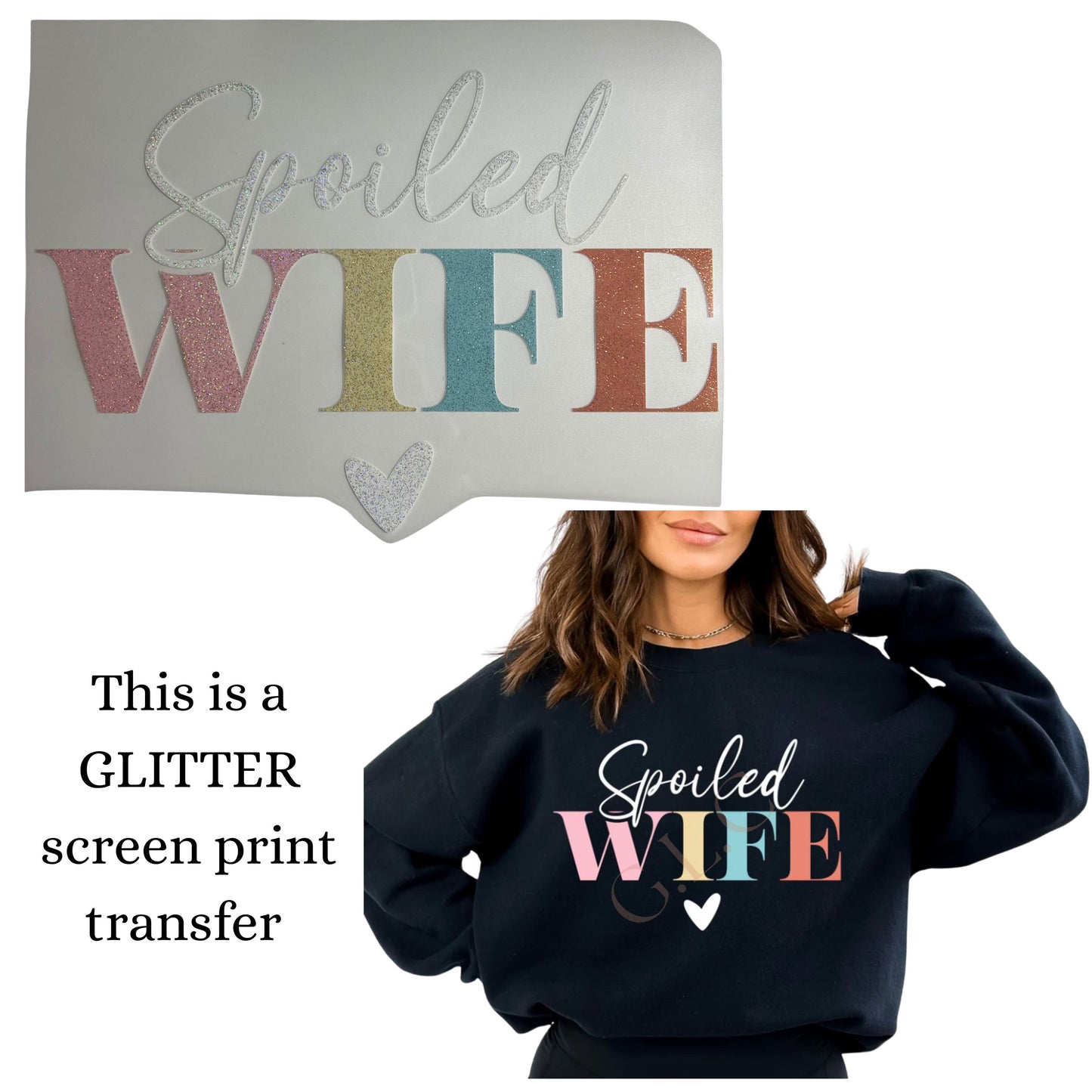 NEW *GLITTER* heat transfers