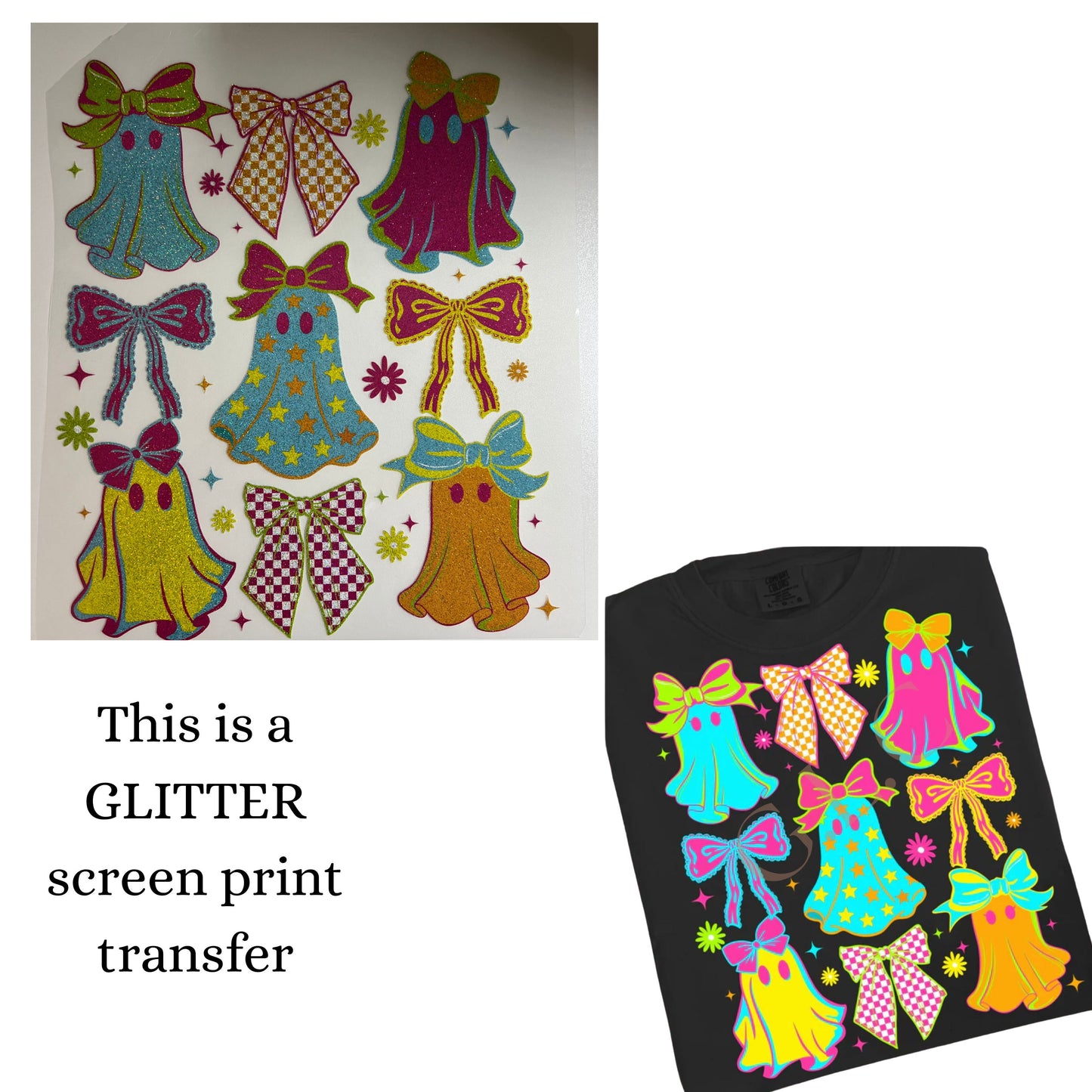 NEW *GLITTER* heat transfers