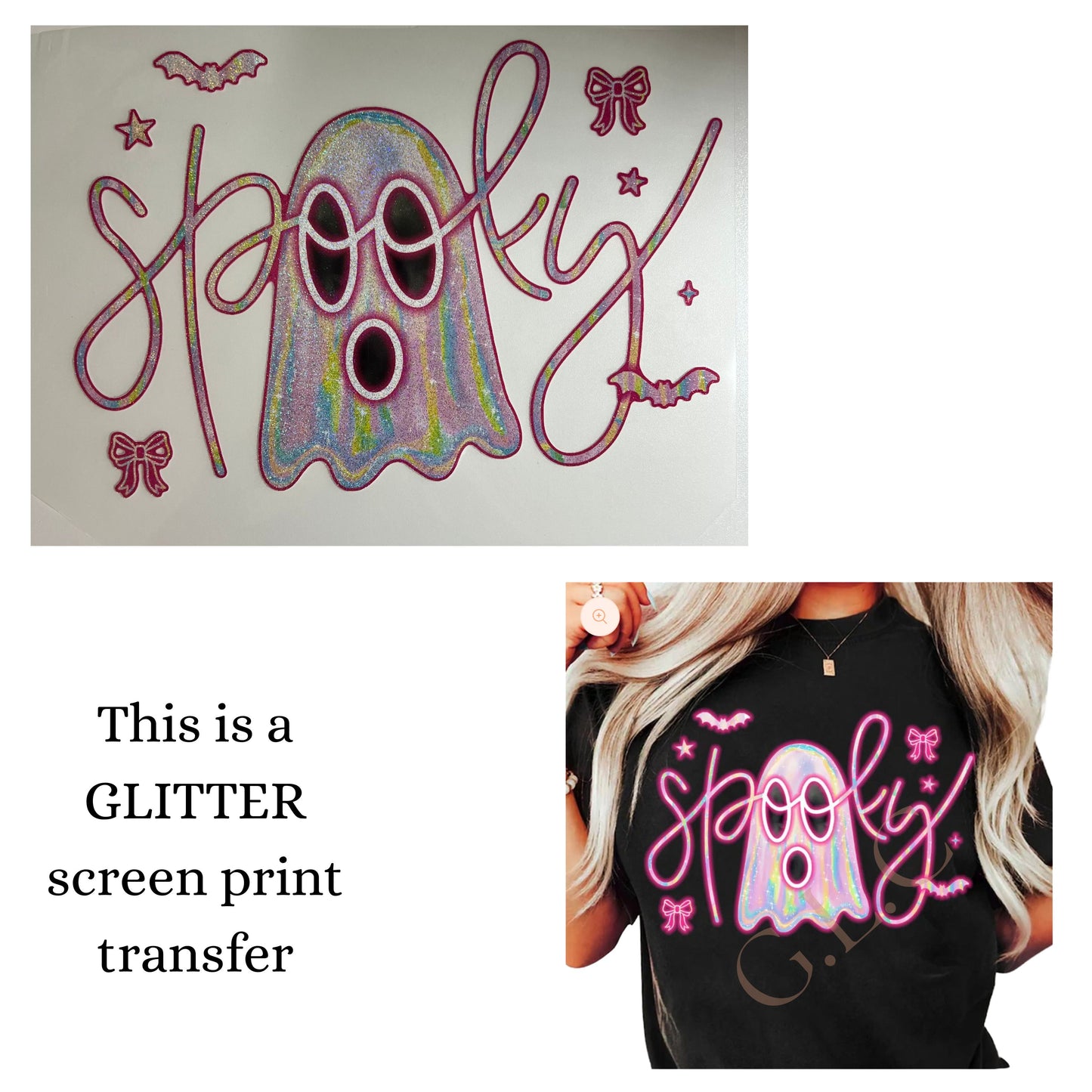 NEW *GLITTER* heat transfers