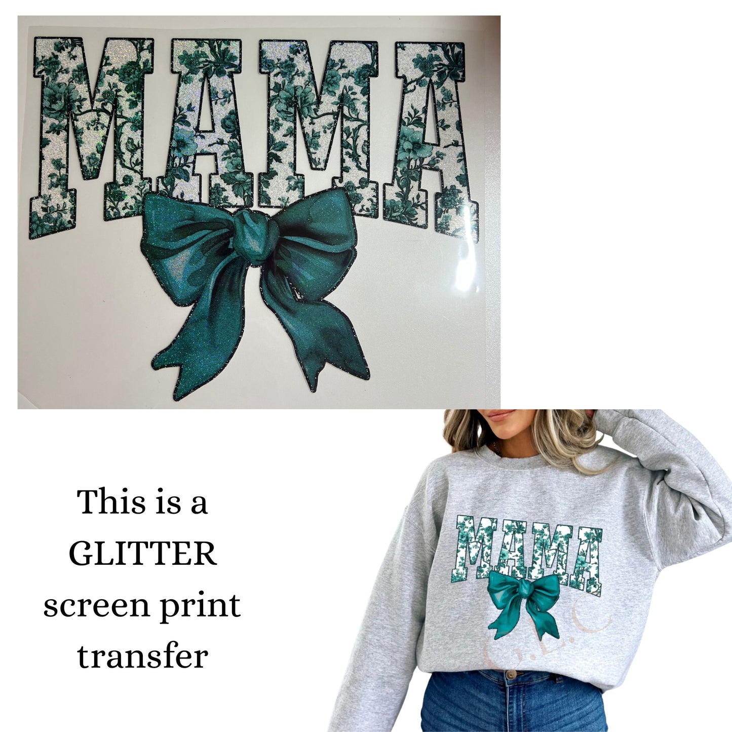 Monday DROP- NEW *GLITTER* heat transfers