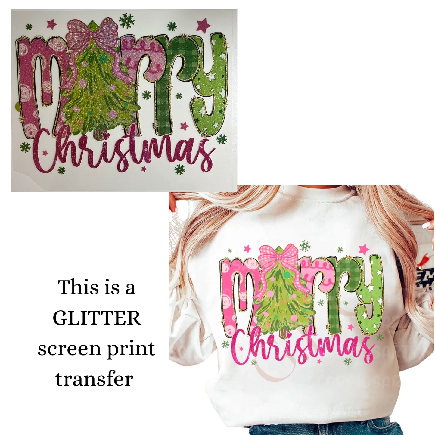 NEW *GLITTER* heat transfers