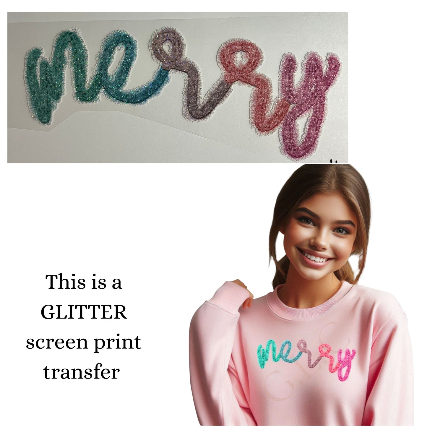 NEW *GLITTER* heat transfers