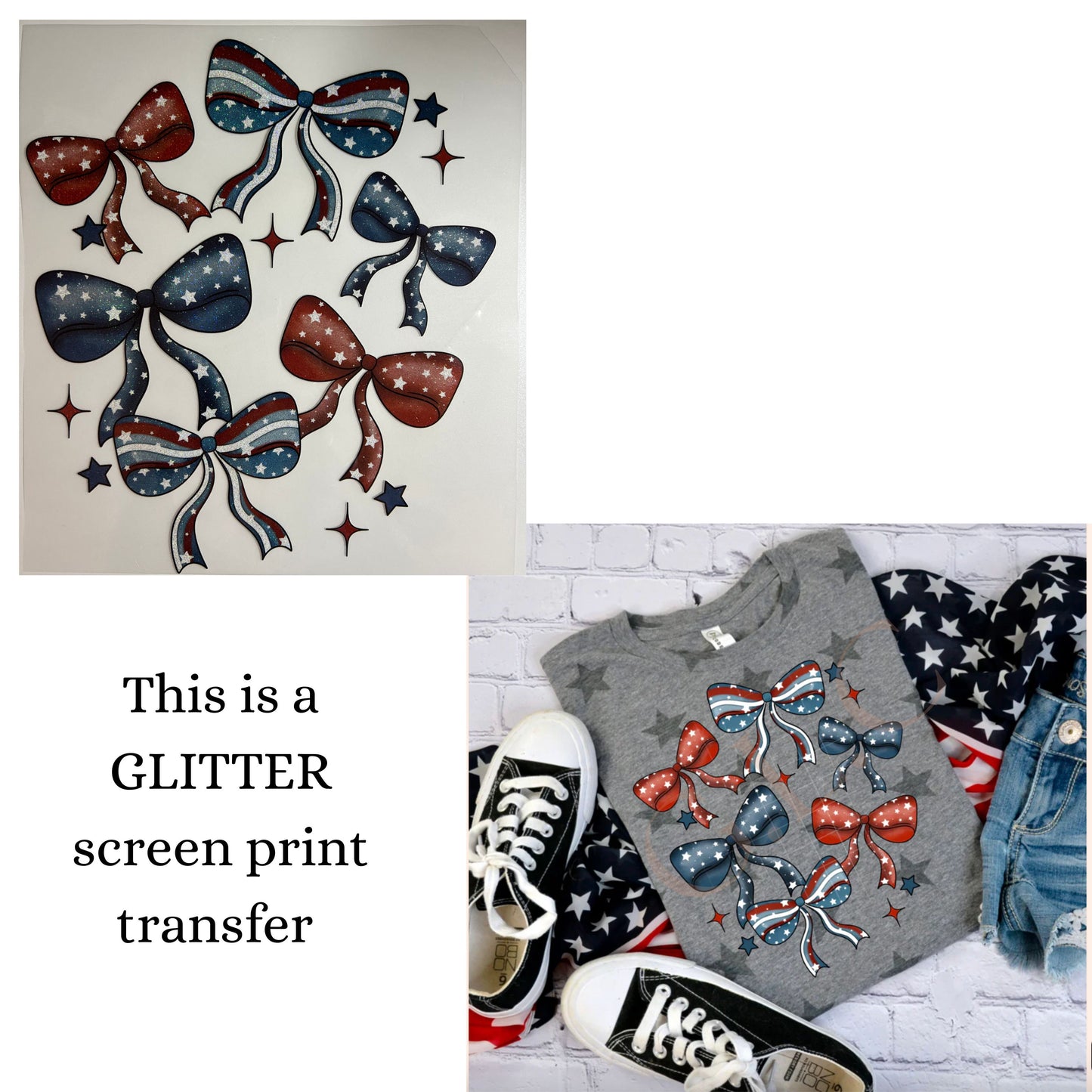 NEW *GLITTER* heat transfers