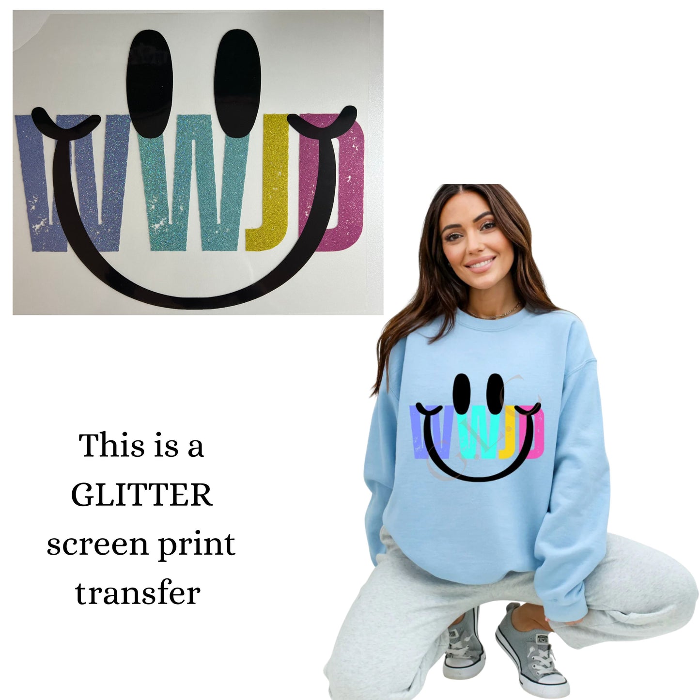 NEW *GLITTER* heat transfers