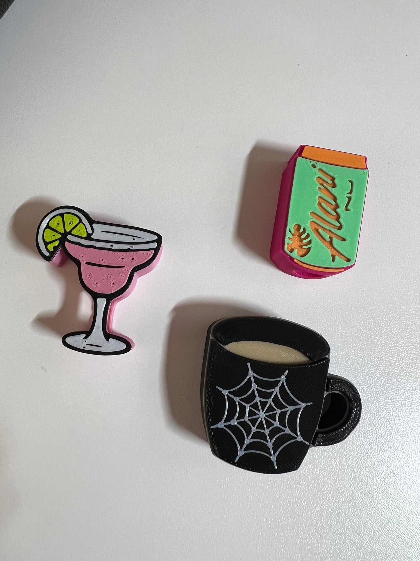 3D Straw toppers