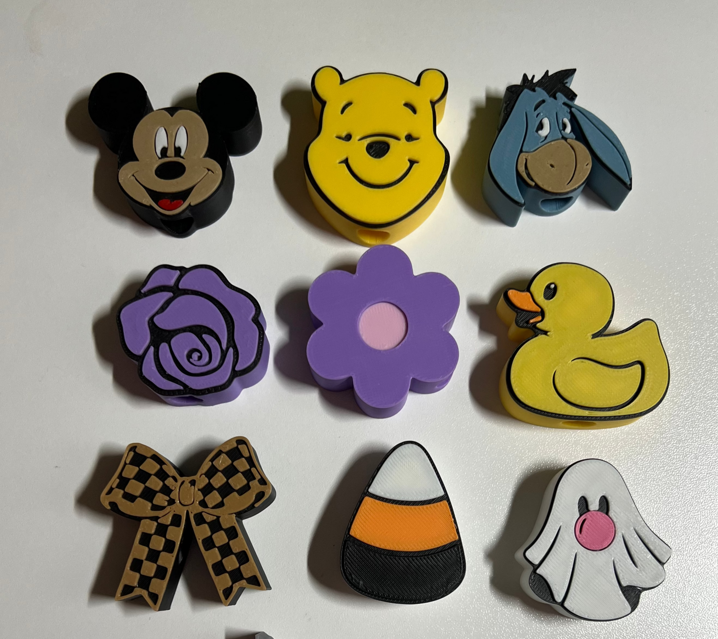 MORE 3D Straw toppers