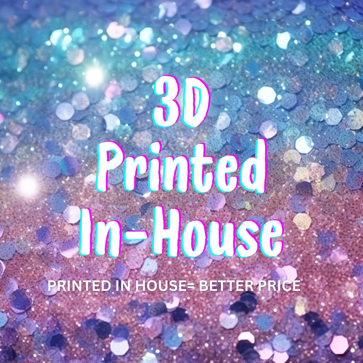 In-House 3D Straw toppers/ Key chains