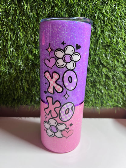 SS Skinny 20oz Epoxy tumbler - XOXO