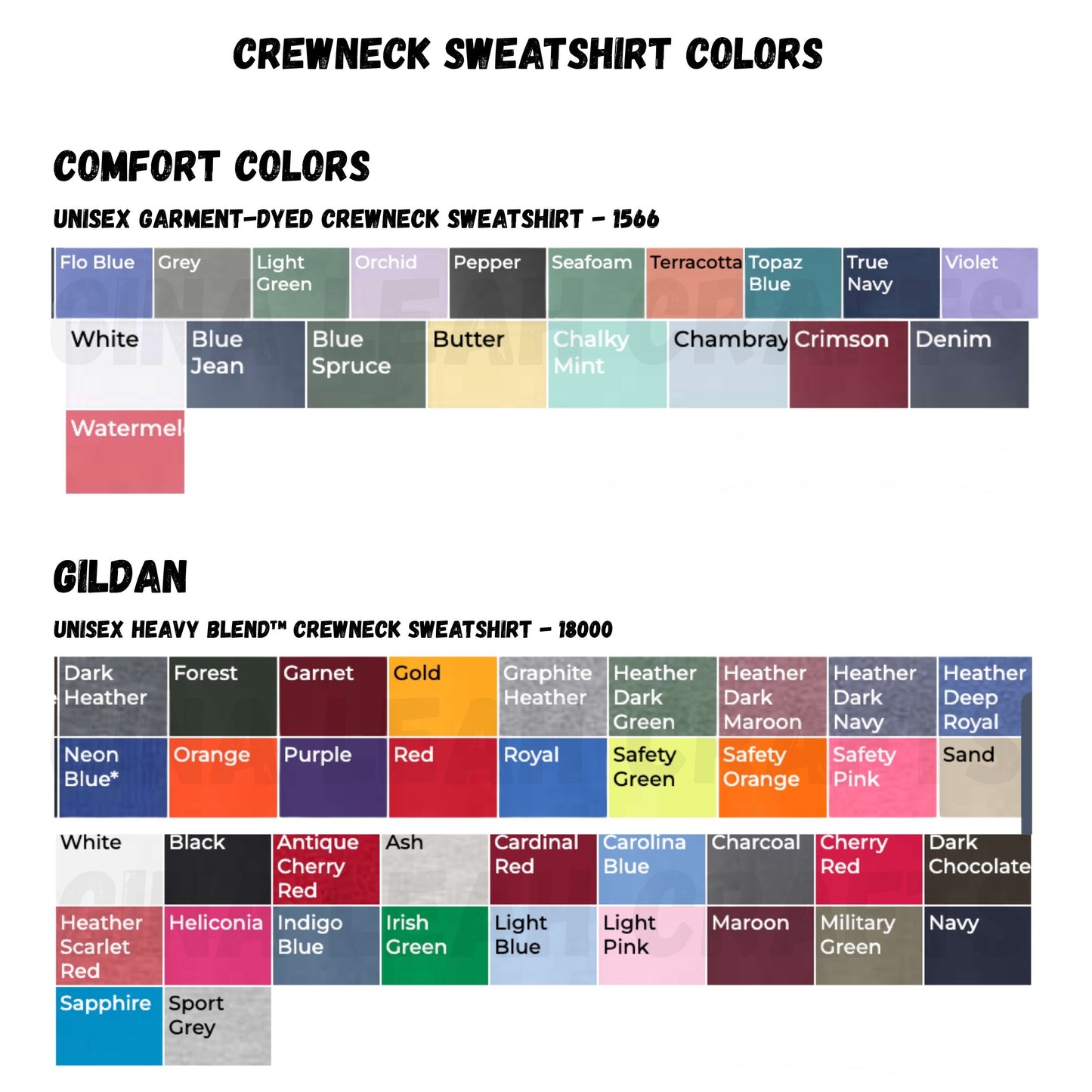 Apparel - T Shirts/Crewnecks