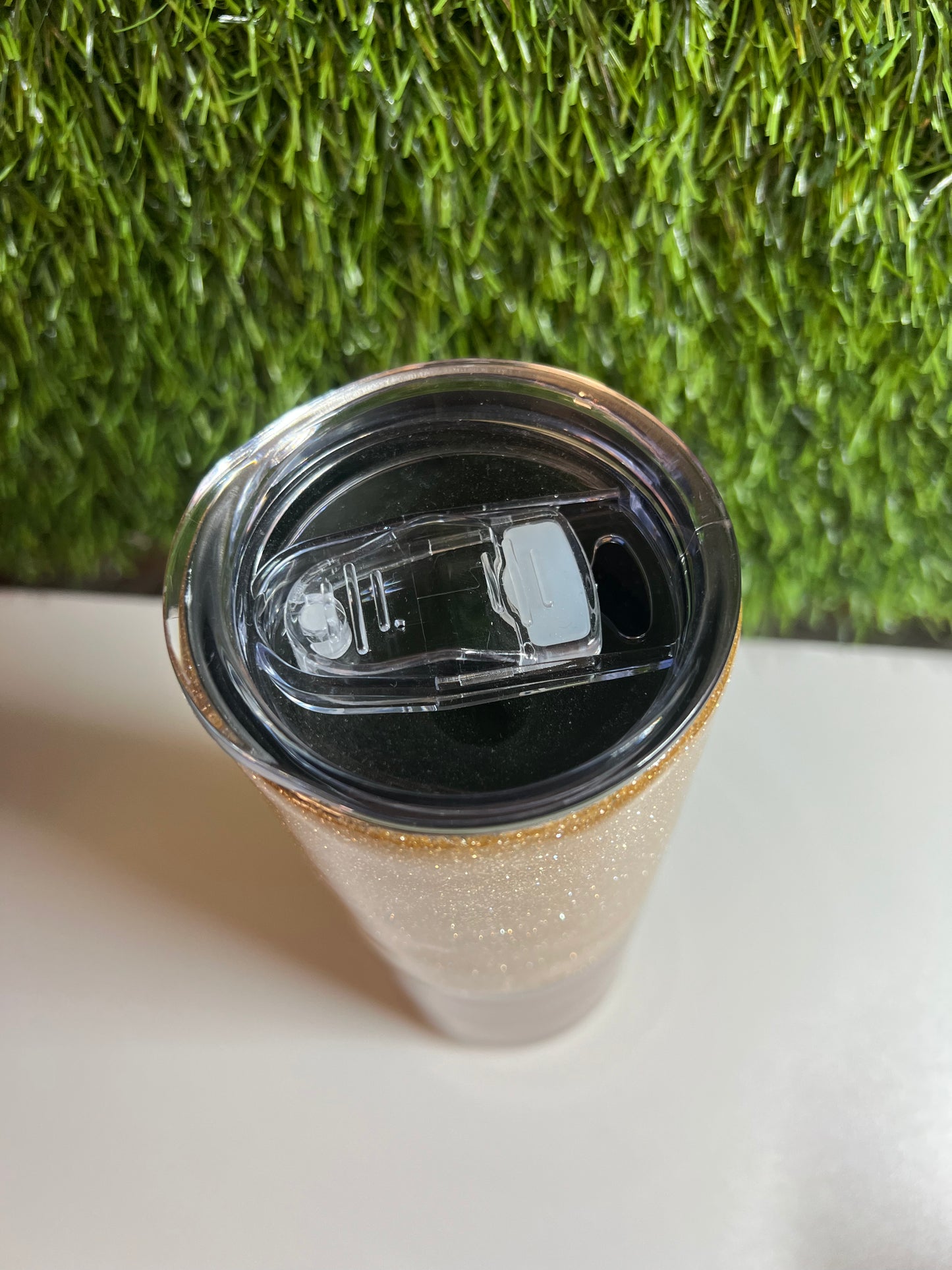 SS Skinny 20oz Epoxy tumbler -Christmas truck
