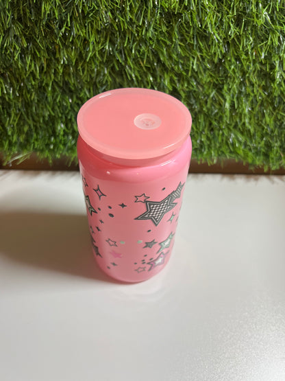 Solid pink 16oz cup- Free samples
