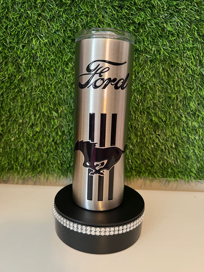 SS Skinny 20oz tumbler Ford Mustang