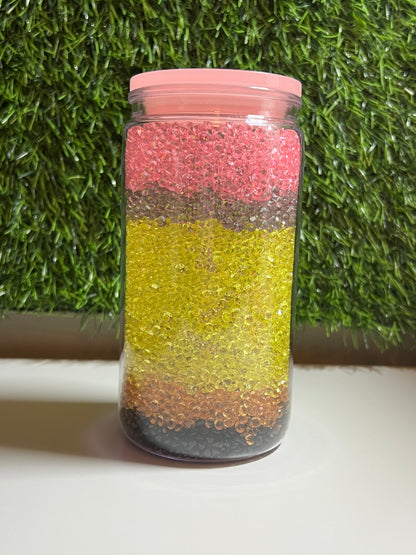 Diamond 16oz snow globe tumbler Pencil cup