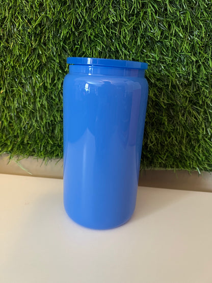 16oz Glass tumbler Neon colors