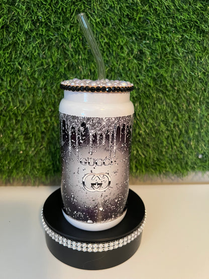 Solid white 16oz designer cup