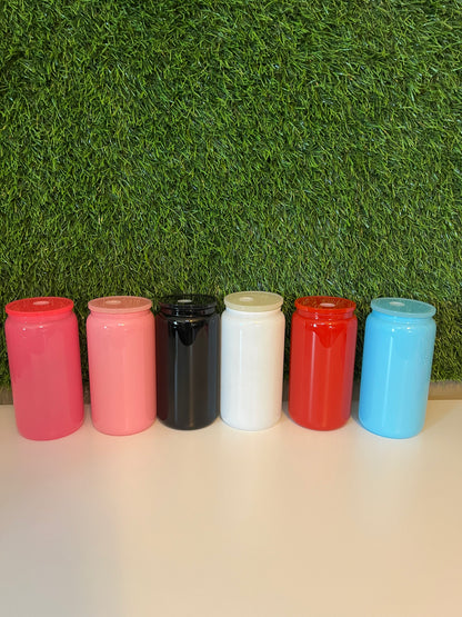 16oz Dark colored Glass tumbler