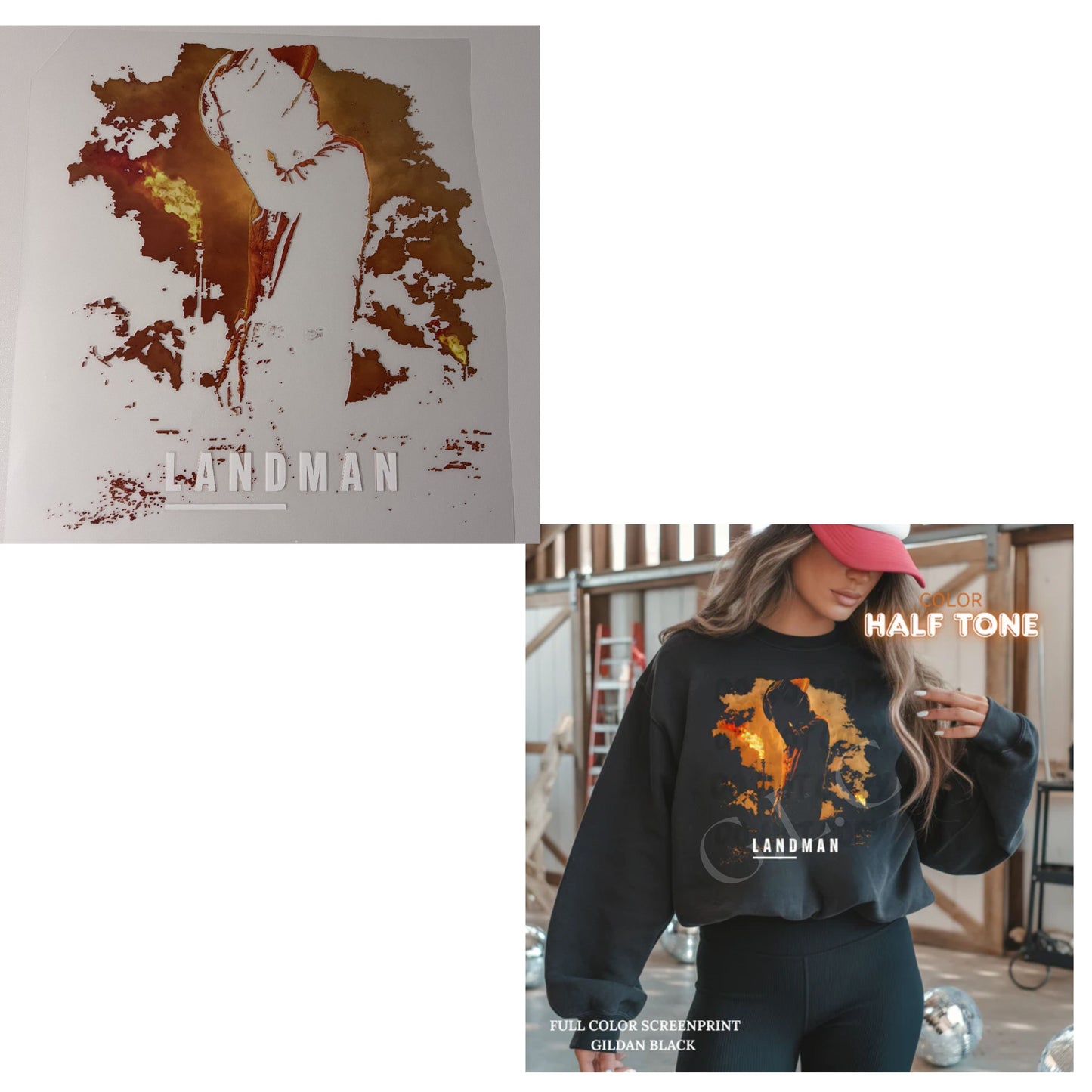 Heat transfers- Half Tones PRE ORDERS