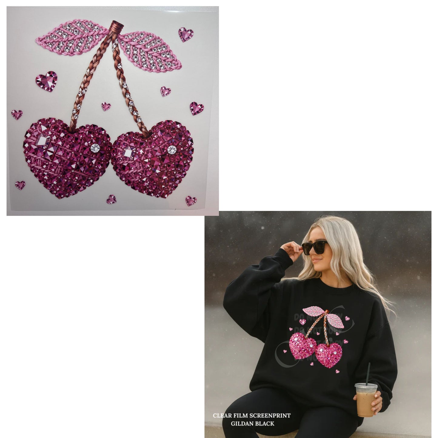 Heat Transfers- Bows/Cherries