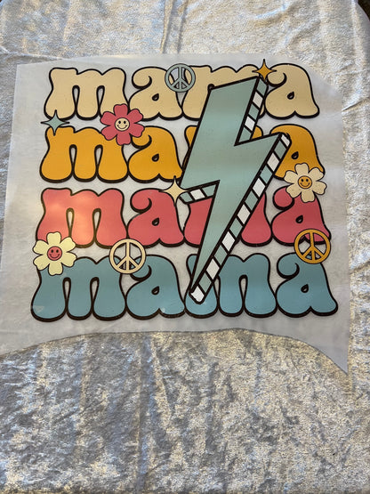 Heat Transfers- Mama/ Dad/ Family