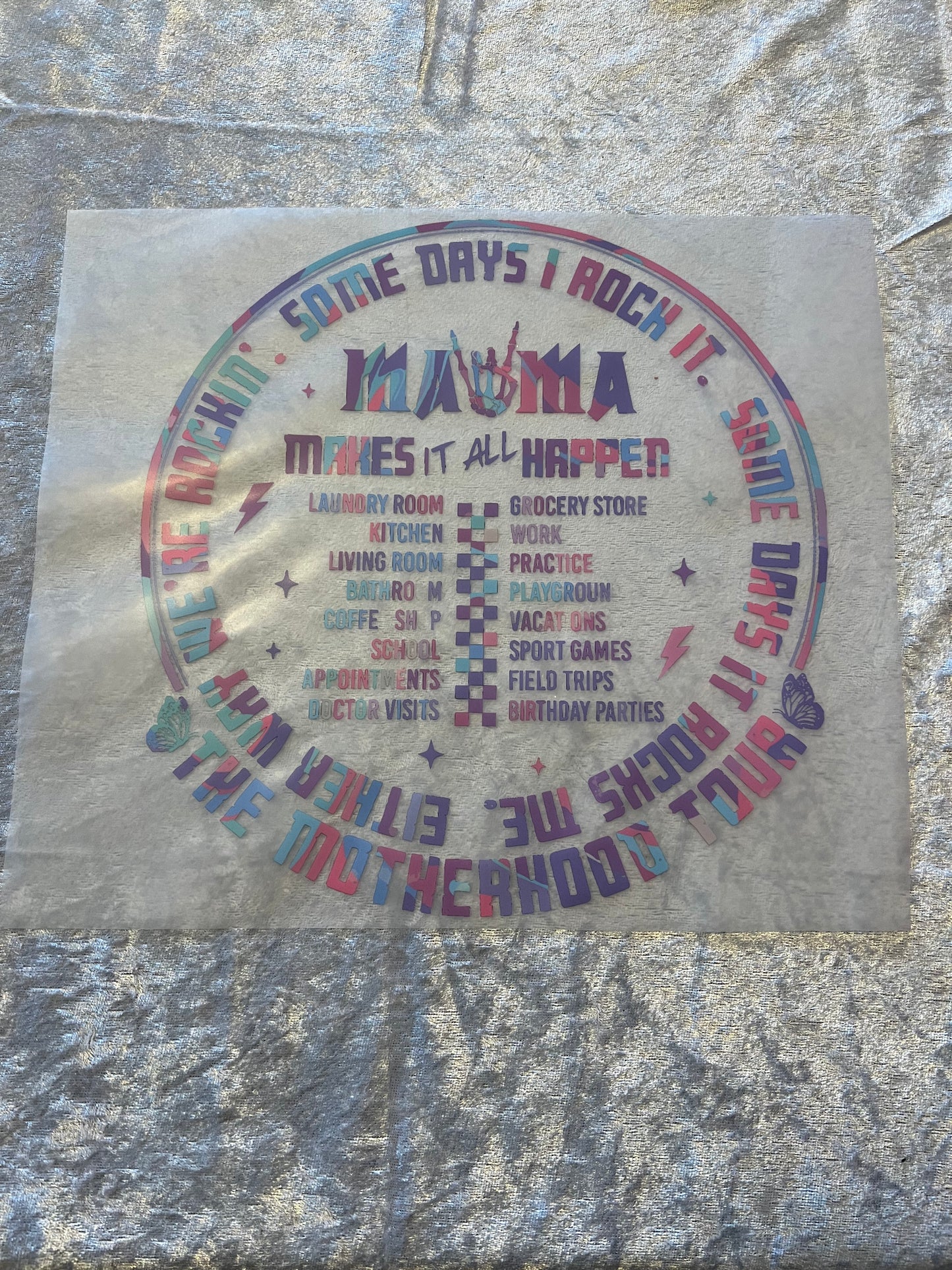 Heat Transfers- Mama/ Dad/ Family