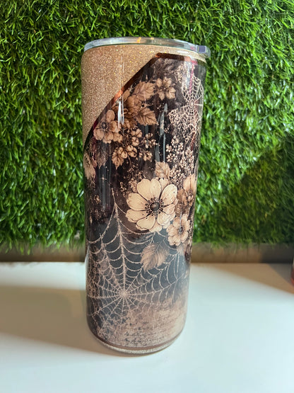 SS 30oz Epoxy tumbler - Spider web Ghost