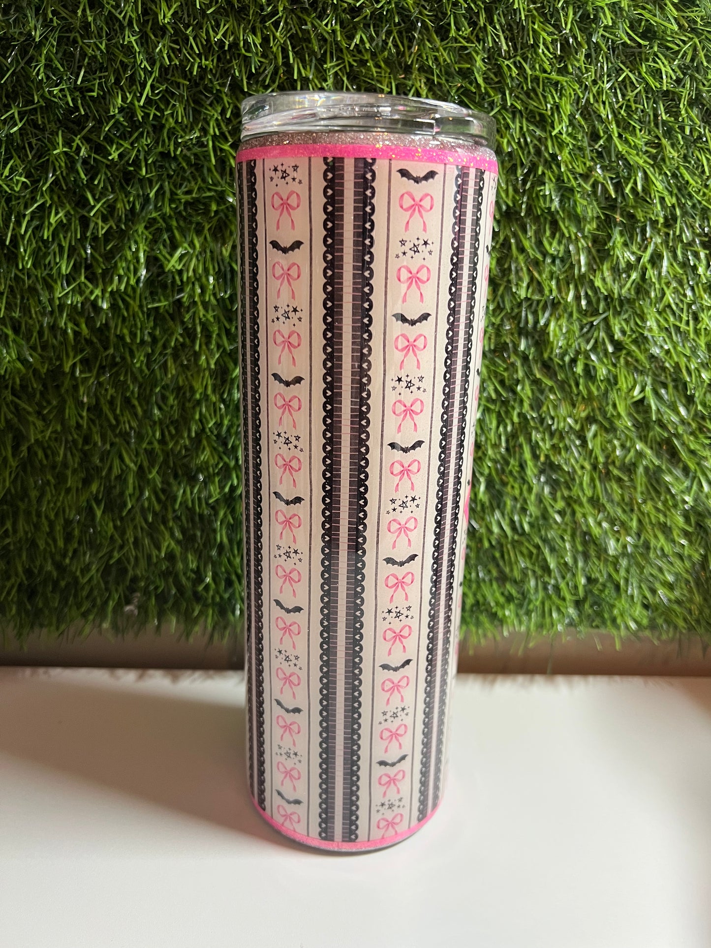 SS Skinny 30oz Epoxy tumbler - Bats & Bows