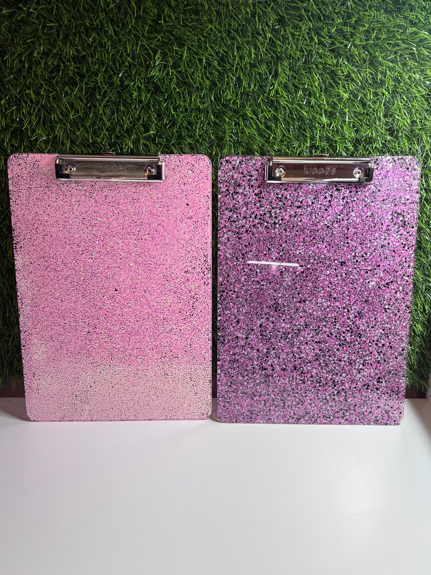 Glitter Clip boards