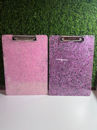 Glitter Clip boards