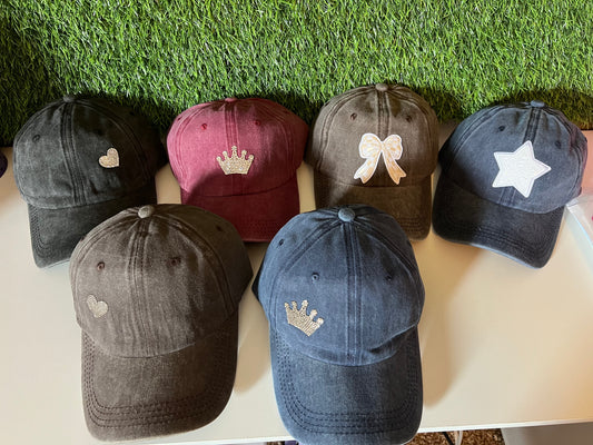 Ladies ponytail baseball caps Pre-made