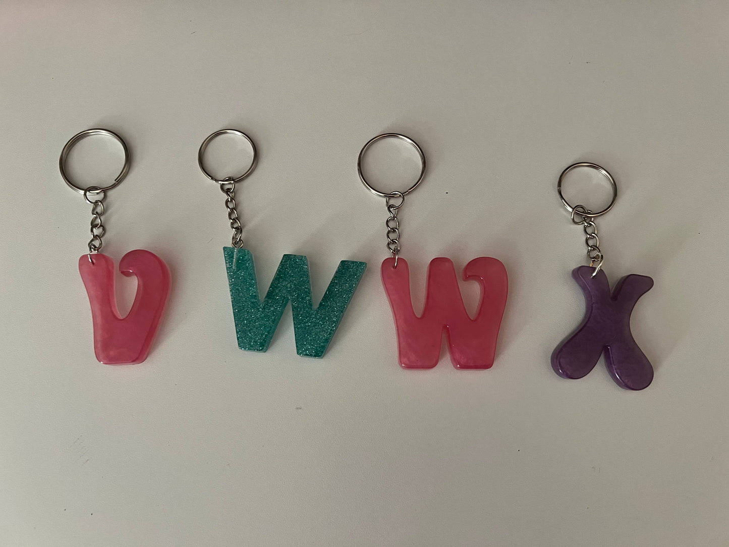 Initial Resin Keychains