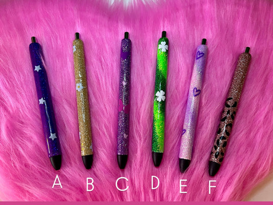 Pre Made Glitter Pens