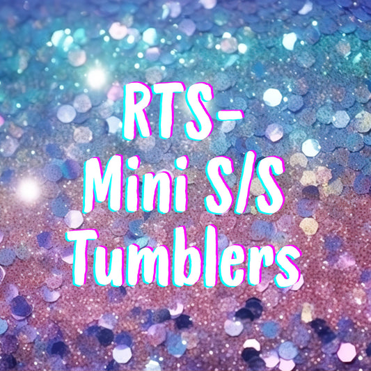 RTS- 3oz Mini stainless steel tumblers