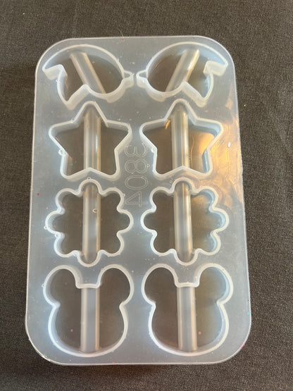 Resin Straw toppers- Design your own
