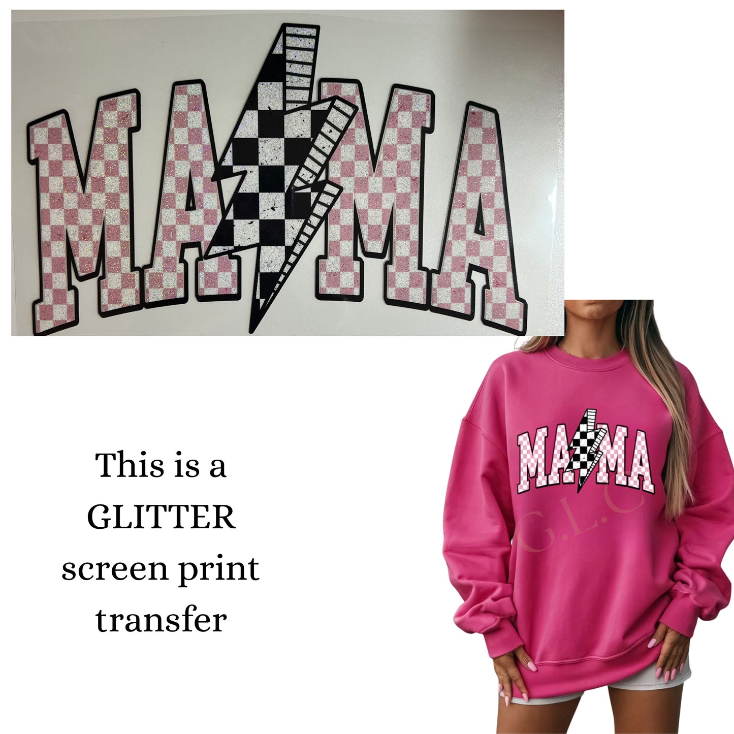 Monday DROP-  NEW *GLITTER* heat transfers